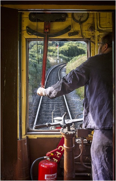 Through the Train Window by Ken Monk