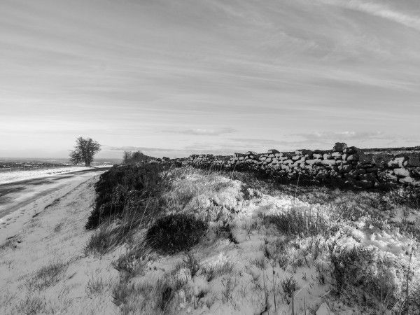Monochrome Print Competition 3 Stanage To Sheffield by Andrew Swan