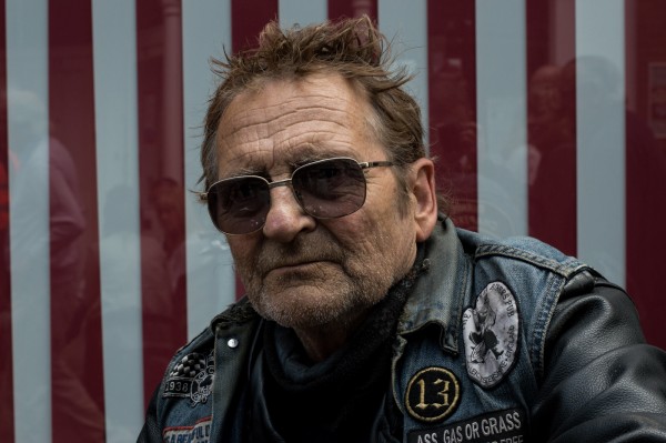 A Biker at Bikefest by David Ralph