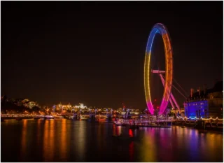 BIG WHEEL BY THE THAMES by David Bray 600x437