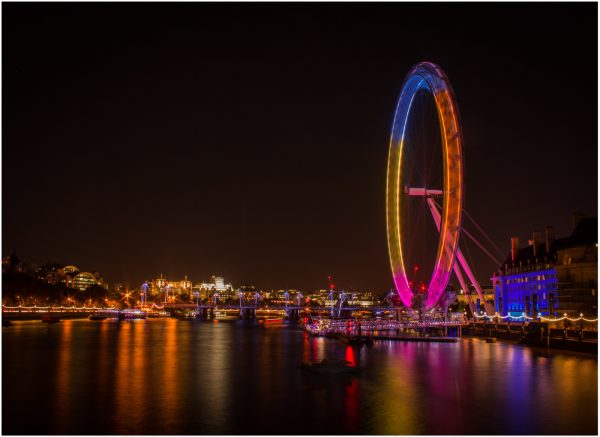 BIG WHEEL BY THE THAMES by David Bray