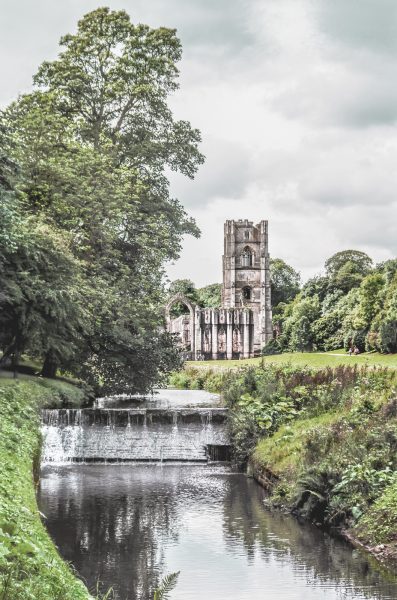The River Skell at Fountains Abbey by Ken Garside