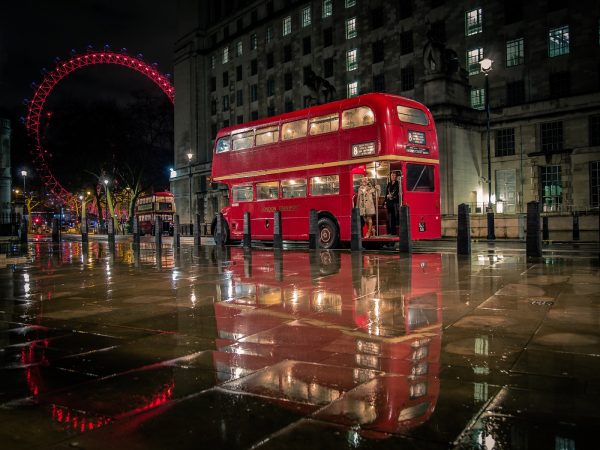1 Rainy Routemaster Reflection by David Bray30242 1