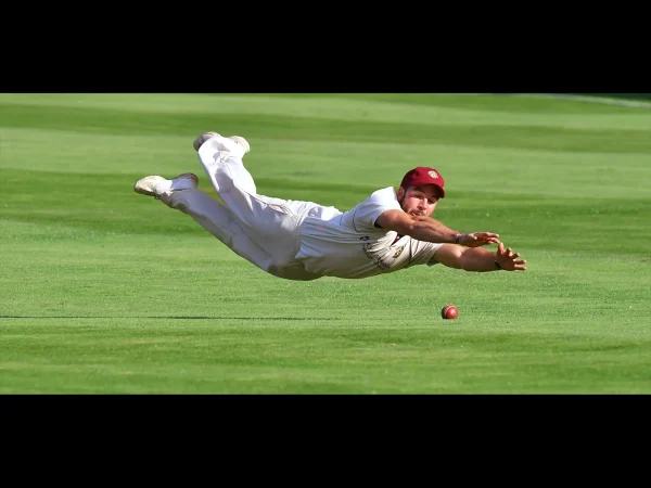 1st Fielder In Full Flight by Simon Coates