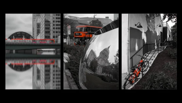 Highly Commended Highly Commended Mike Smth A Touch of Red in London 5 Panel of 3 image 5
