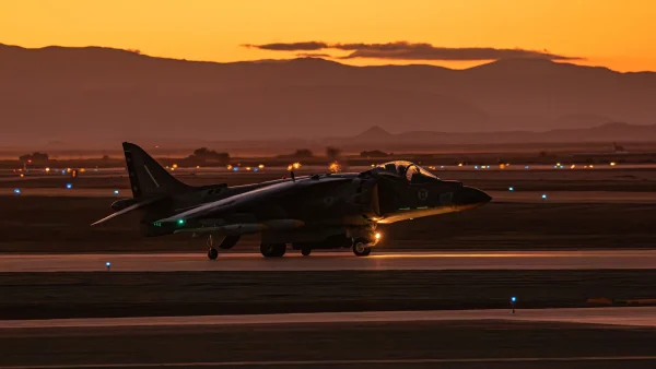 USMC AV-8B Harrier At El Centro