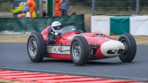 Vintage Race Car at Mallory Park