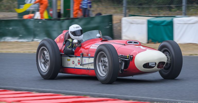 Vintage Race Car at Mallory Park
