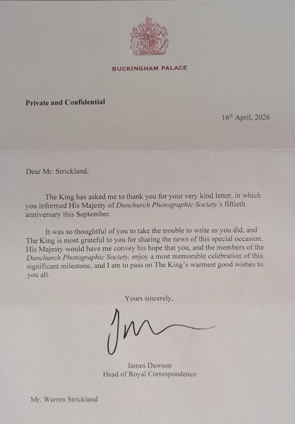 A Golden Start to our 50th Year 1 A Letter from King Charles III