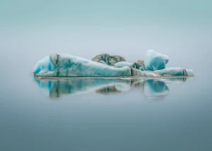 Iceberg Reflections by Mike Smith